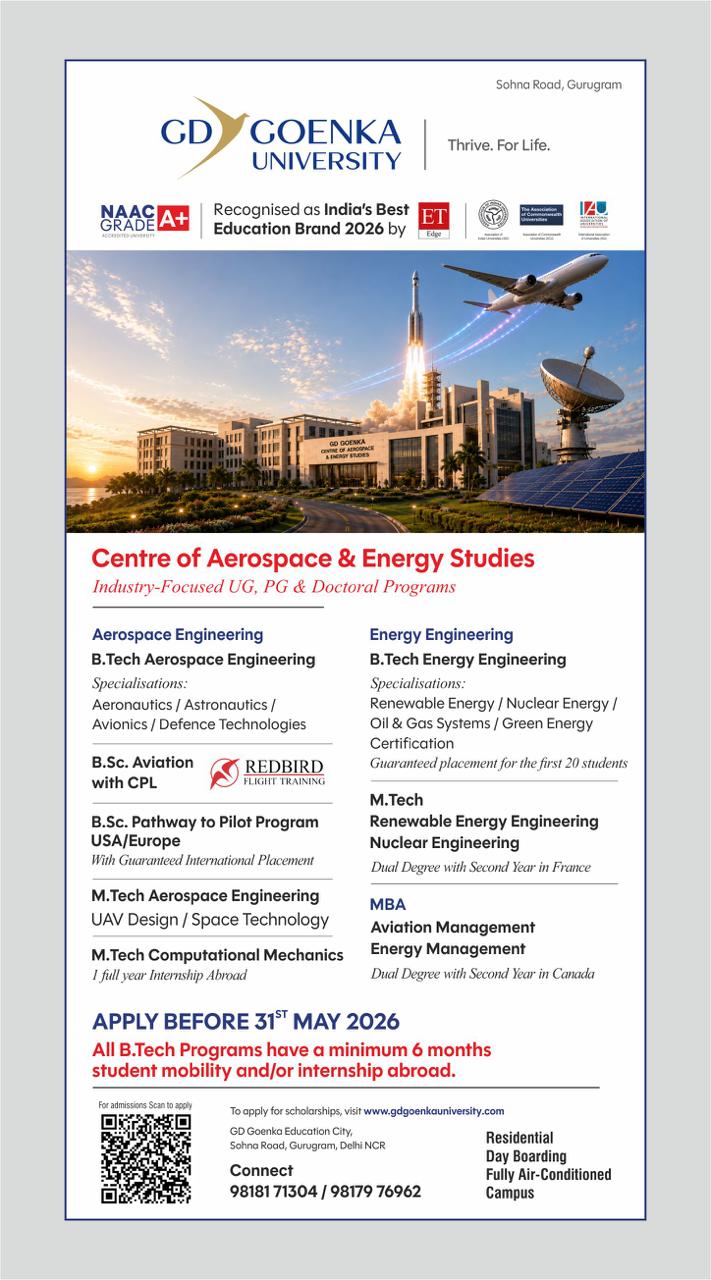 Centre for Aerospace and Energy Studies admission poster